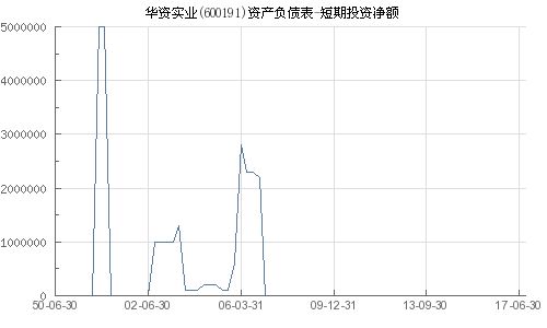 华资实业 600191 短期投资净额